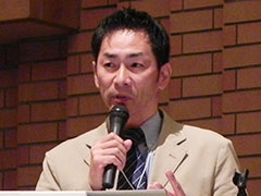 NZ研修の内容を紹介する岩田氏